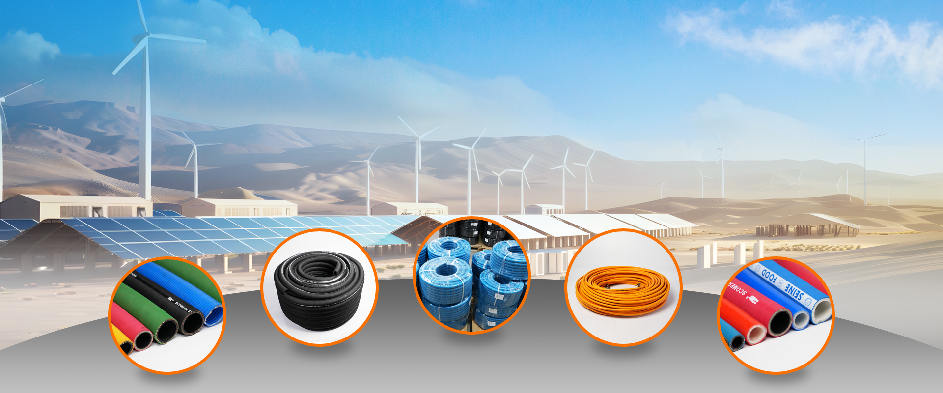 Industrial rubber hose supplier for energy wind power and global fluid system solutions