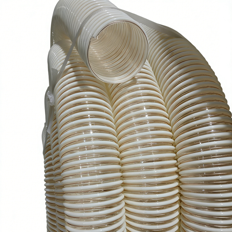 PU Plastic Reinforced Corrugated Hose