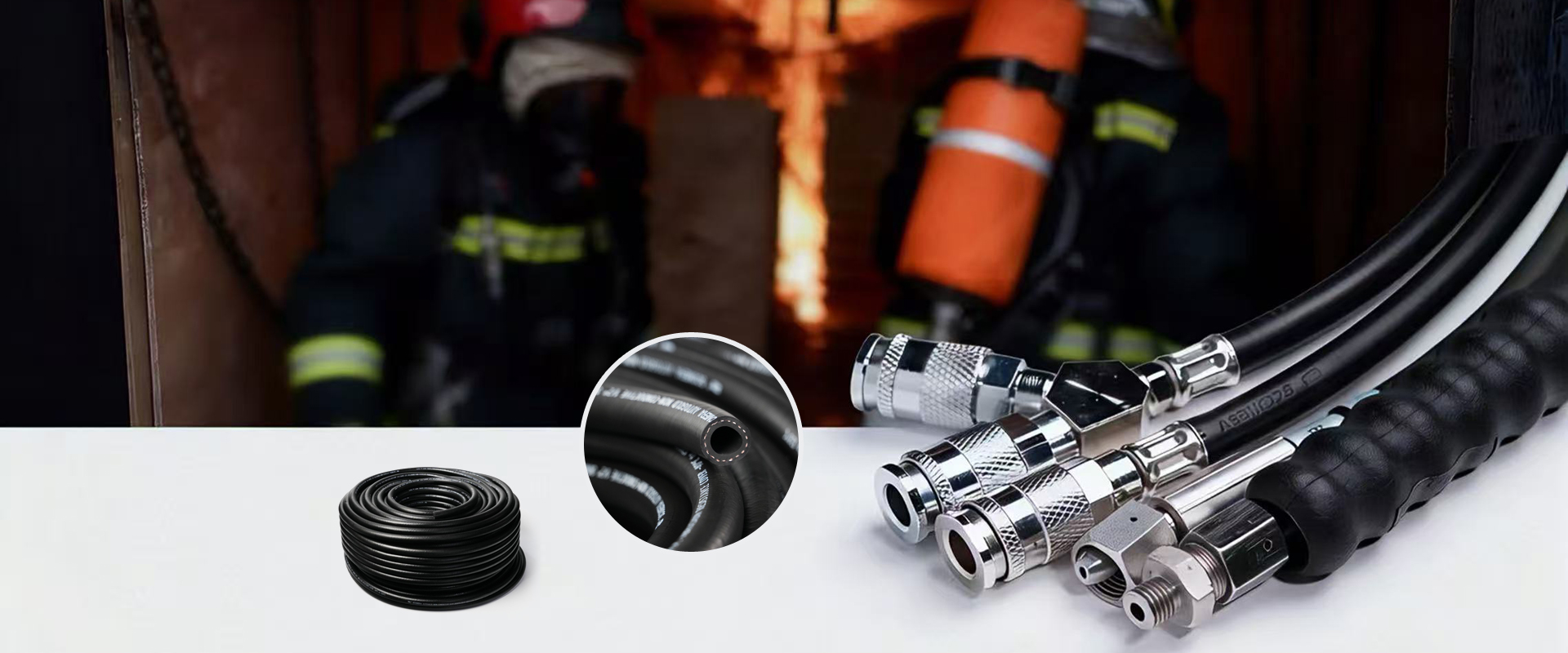Rubber hose and hydraulic hose manufacturer with industrial hose fittings in China