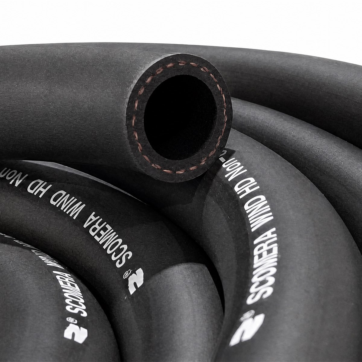 SCOMERA WIND HD Non-Conductive EPDM Hose – Carbon-Free Dielectric Hose for Data Center Liquid Cooling & Wind Power (6.0–88.9 mm ID)