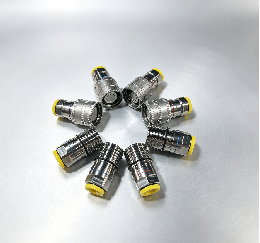 SLQC Series Threaded Dry Break Liquid Cooling Quick Coupling, 21.5mm Nominal Diameter, Leak Free Liquid Cooling Connector for Data Center CDU