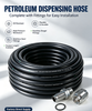 Heavy Duty NBR Fuel Dispensing Hose for Gas Pump, HG/T3037 Standard Steel Wire Braided Petroleum Hose with Fittings