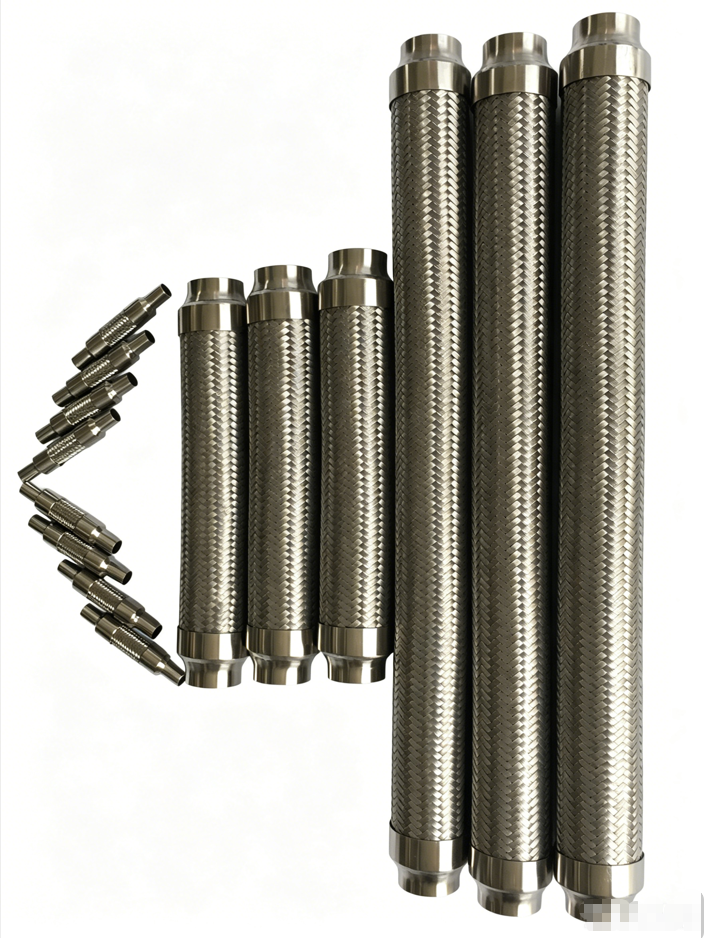 Non-Welded Stainless Steel Corrugated Metal Hose (SUS304/316L) for Vibration Absorption, Movement Compensation, High Pressure & Corrosion Resistance