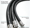 Non-Conductive High Insulation EPDM Hose, UL94 V0 Flame Resistant Liquid Cooling Rubber Hose
