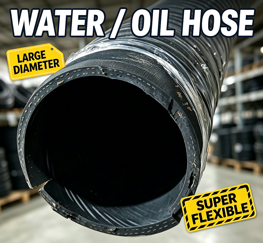 UltraFlex 4 Inch EPDM Water Suction & Discharge Hose