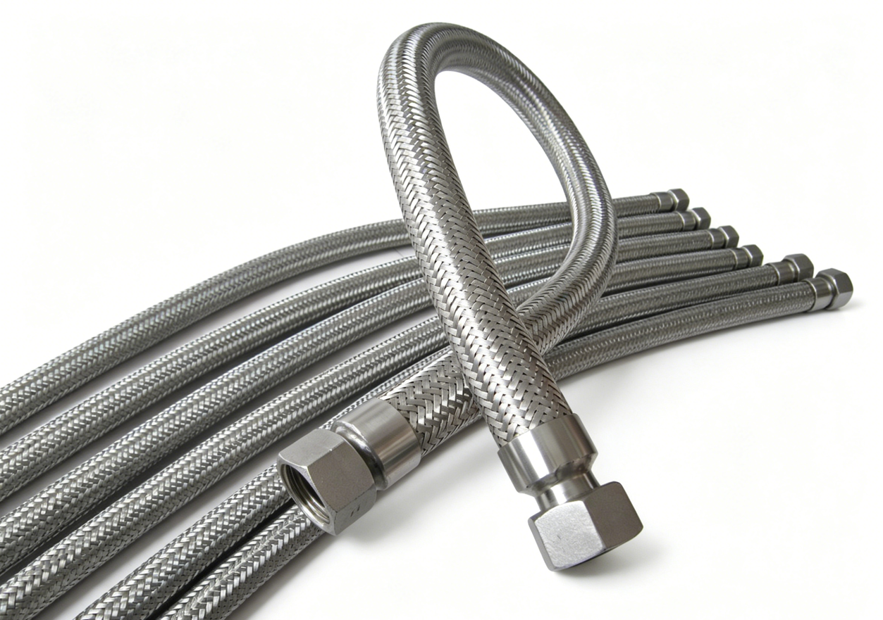 Non-Welded Stainless Steel Corrugated Metal Hose (SUS304/316L) for Vibration Absorption, Movement Compensation, High Pressure & Corrosion Resistance