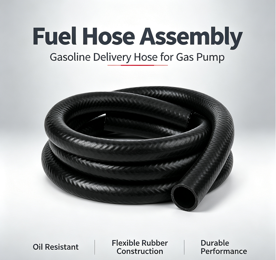 Fuel Dispenser Hose – SAE J30R7 Oil Resistant Wire Braided Fuel Delivery Hose