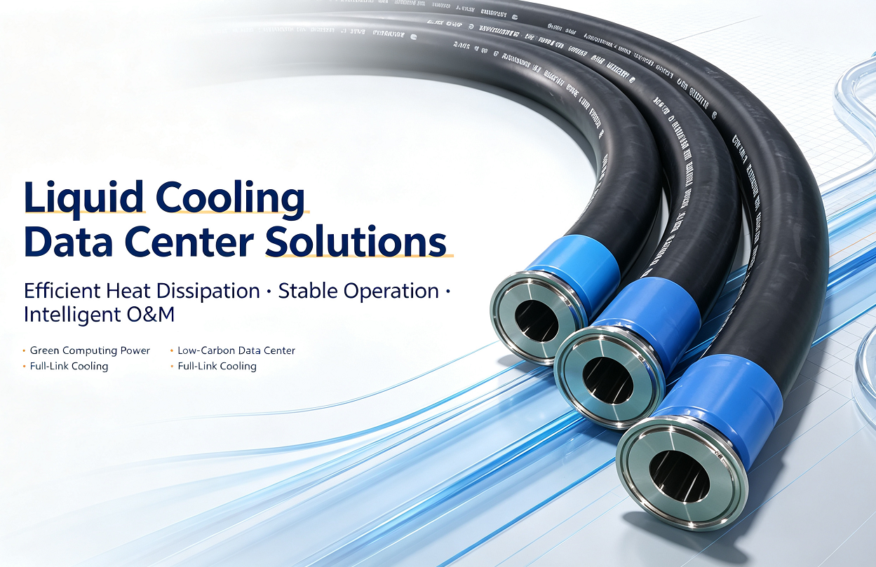 Liquid Cooling Hose for Data Center | Non-conductive CDU Hose | SCOMERA