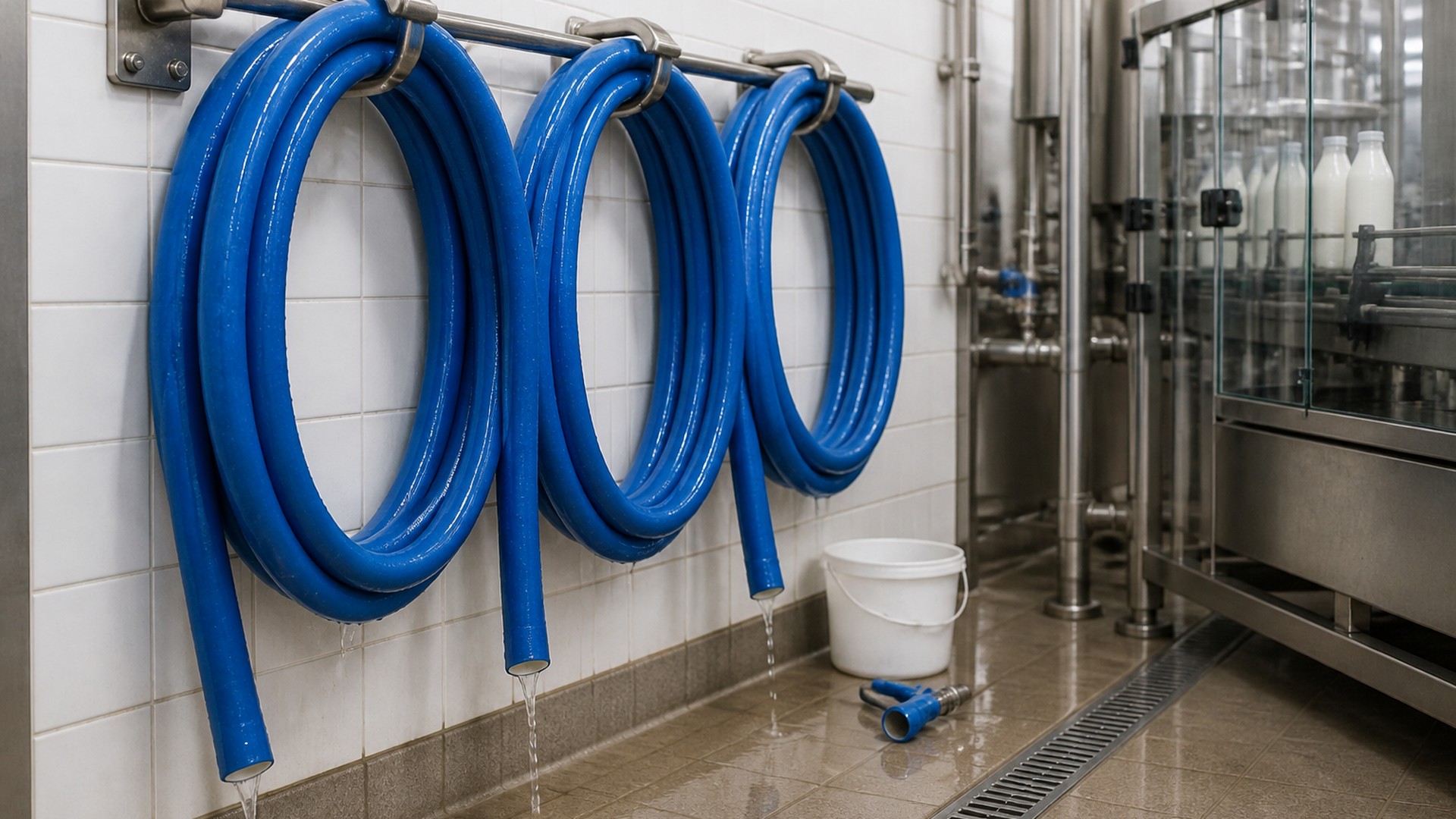 Food Grade Milk Hose – FDA Suction & Discharge Hose for Dairy Tanker and Plant Transfer (1″–4″)