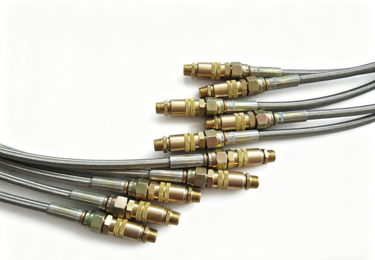 High - performance Multifunctional Teflon PTFE Corrugated Braided Tube for Data Center Liquid Cooling