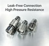 SLQC Series Threaded Dry Break Liquid Cooling Quick Coupling, 21.5mm Nominal Diameter, Leak Free Liquid Cooling Connector for Data Center CDU