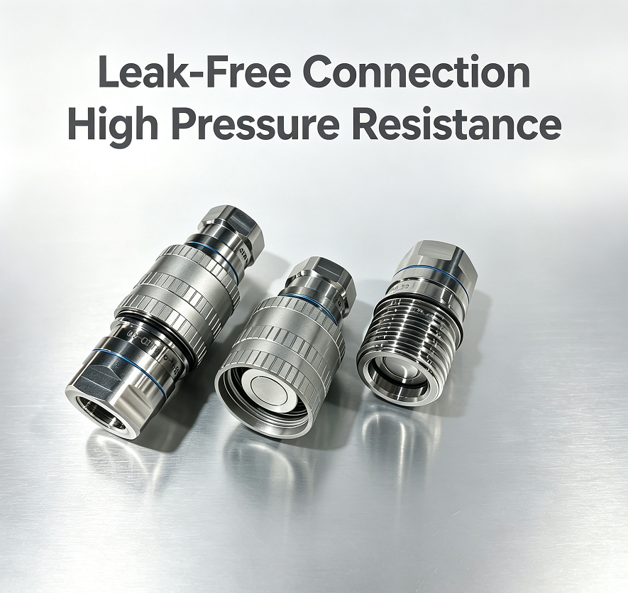 SLQC Series Threaded Dry Break Liquid Cooling Quick Coupling, 21.5mm Nominal Diameter, Leak Free Liquid Cooling Connector for Data Center CDU
