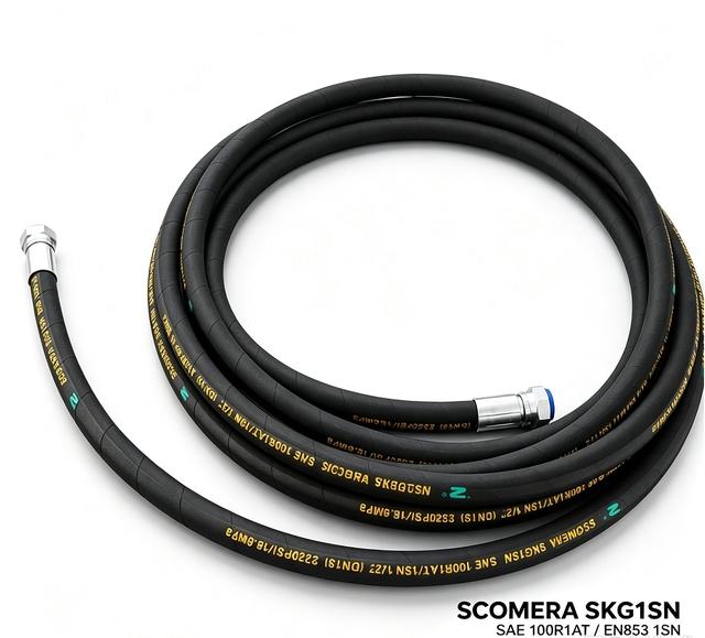 Hydraulic Hose for Log Splitter & Tractor | Medium Pressure SAE 100R1AT Hydraulic Hose