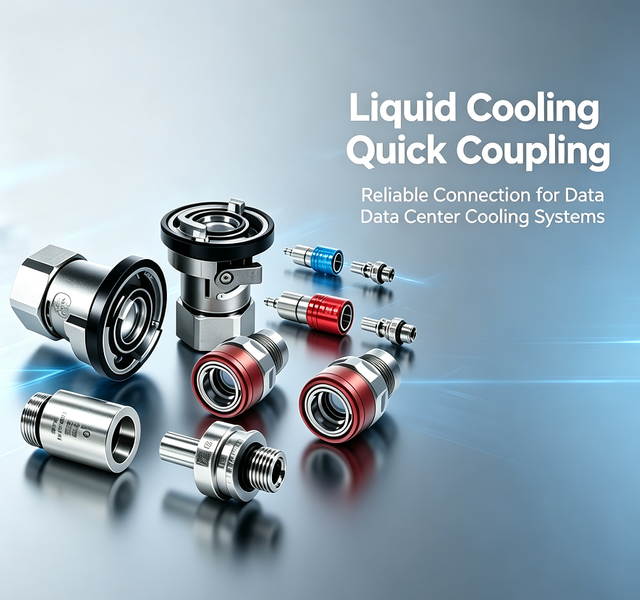 Scomera DCLC Series Liquid Cooling Quick Disconnect | OCP Compliant UQD Dry-Break Couplings