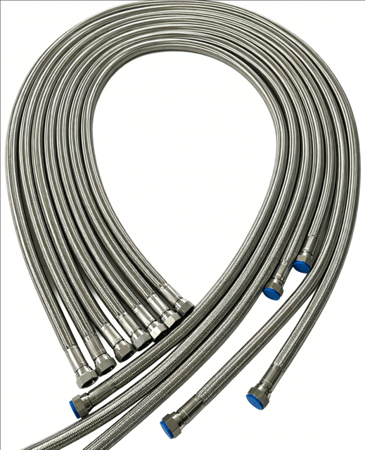 High - performance Multifunctional Teflon PTFE Corrugated Braided Tube for Data Center Liquid Cooling