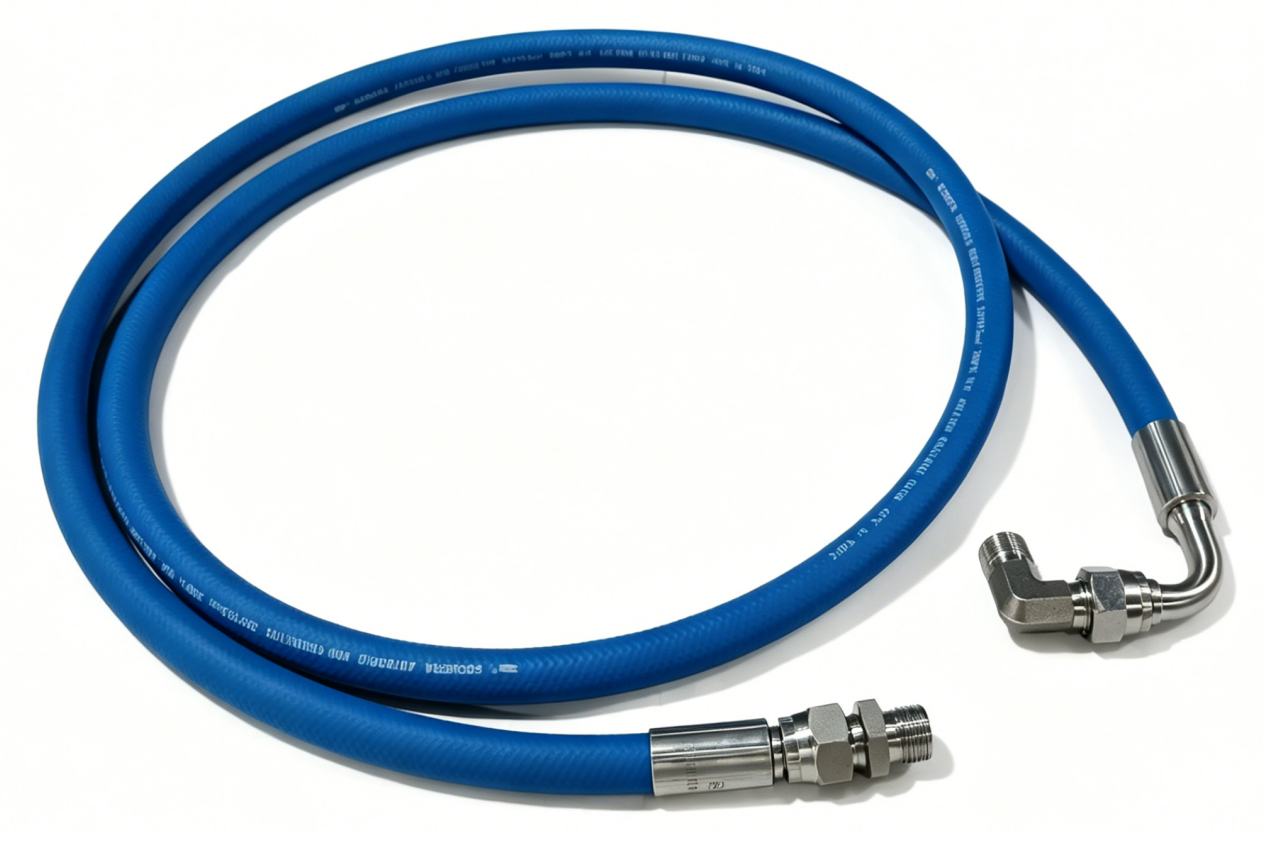 Industrial Rubber Hose Assembly - Anti-Static NBR & CSM for Hydraulic Oil, Robot Arm & Drag Chain