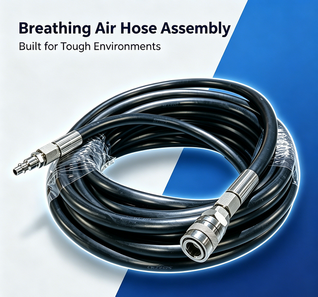 SCBA Breathing Air Hose | UL94-V0 Flame Retardant & ASTM D1149 Ozone Resistant