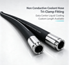 Non-Conductive High Insulation EPDM Hose, UL94 V0 Flame Resistant Liquid Cooling Rubber Hose