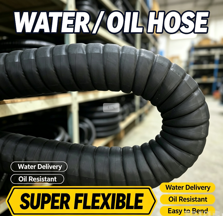 UltraFlex 4 Inch EPDM Water Suction & Discharge Hose