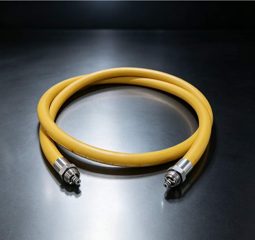 7/8" Coaxial Vapor Recovery Hose for Fuel Dispenser – Stage II Gasoline Vapor Recovery Hose, -50℃ Arctic Low Temperature, Wire Braid, Fits OPW / ZVA / Husky Nozzles