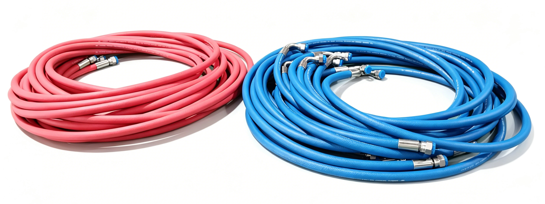 Industrial Rubber Hose Assembly - Anti-Static NBR & CSM for Hydraulic Oil, Robot Arm & Drag Chain